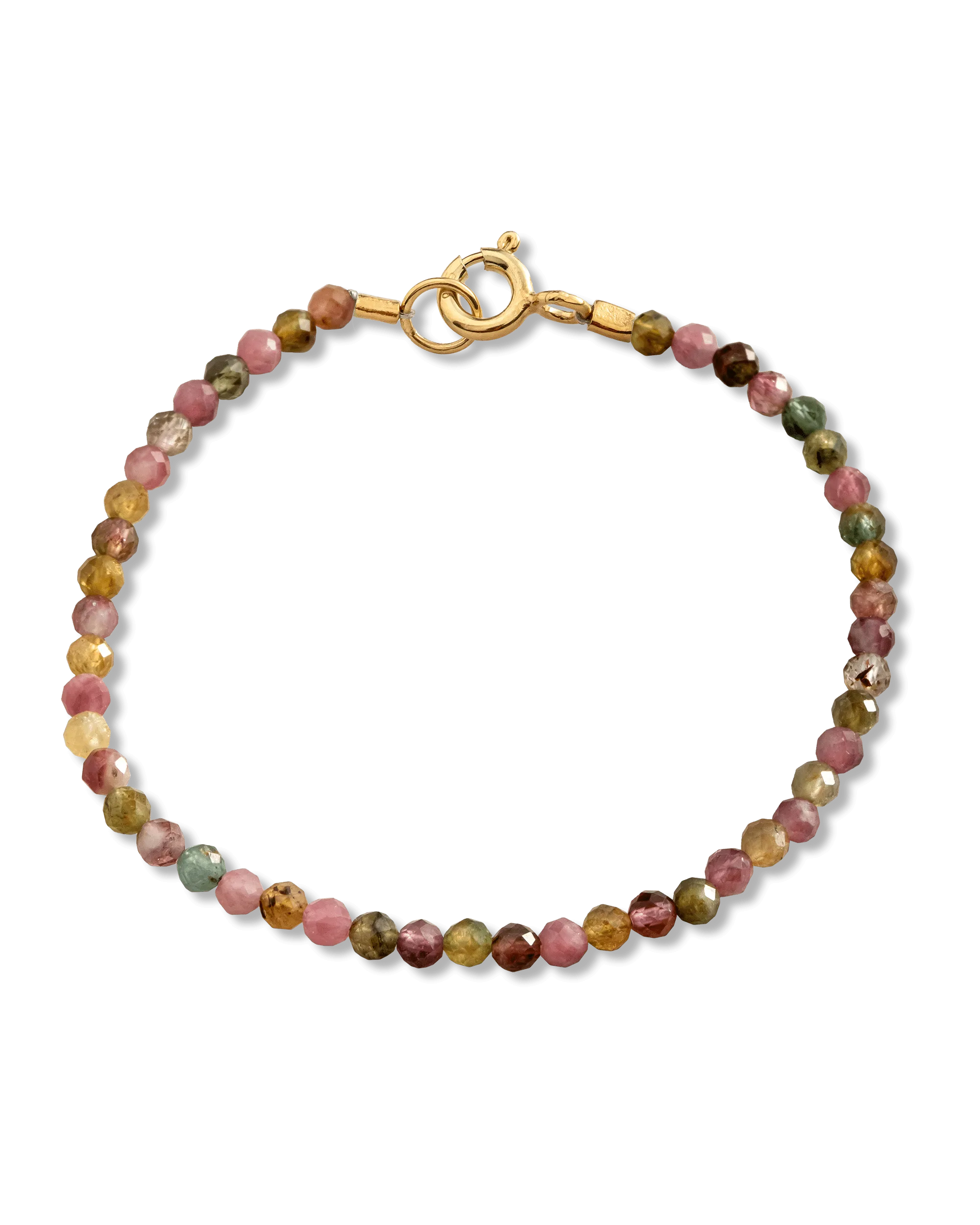 Birth & Power Gemstone Bracelet - 14K Yellow Gold