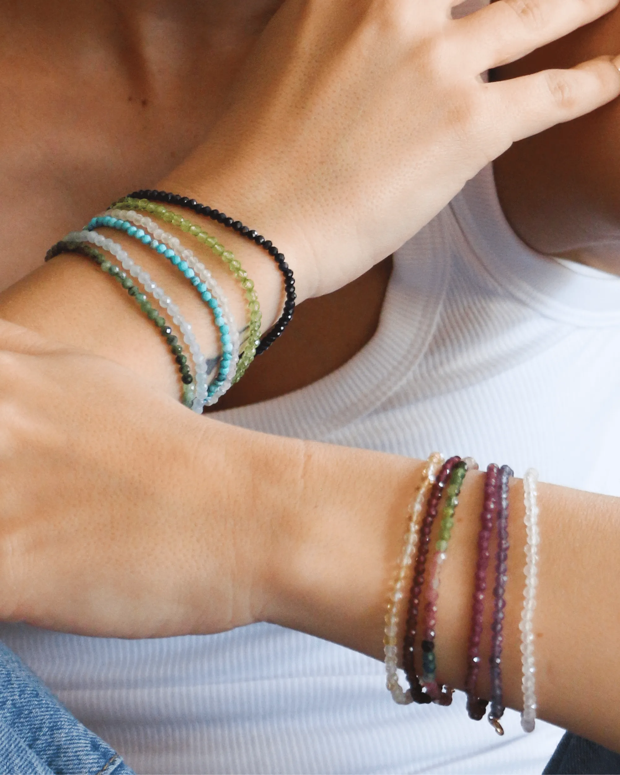 Birth & Power Gemstone Bracelet - 14K Yellow Gold