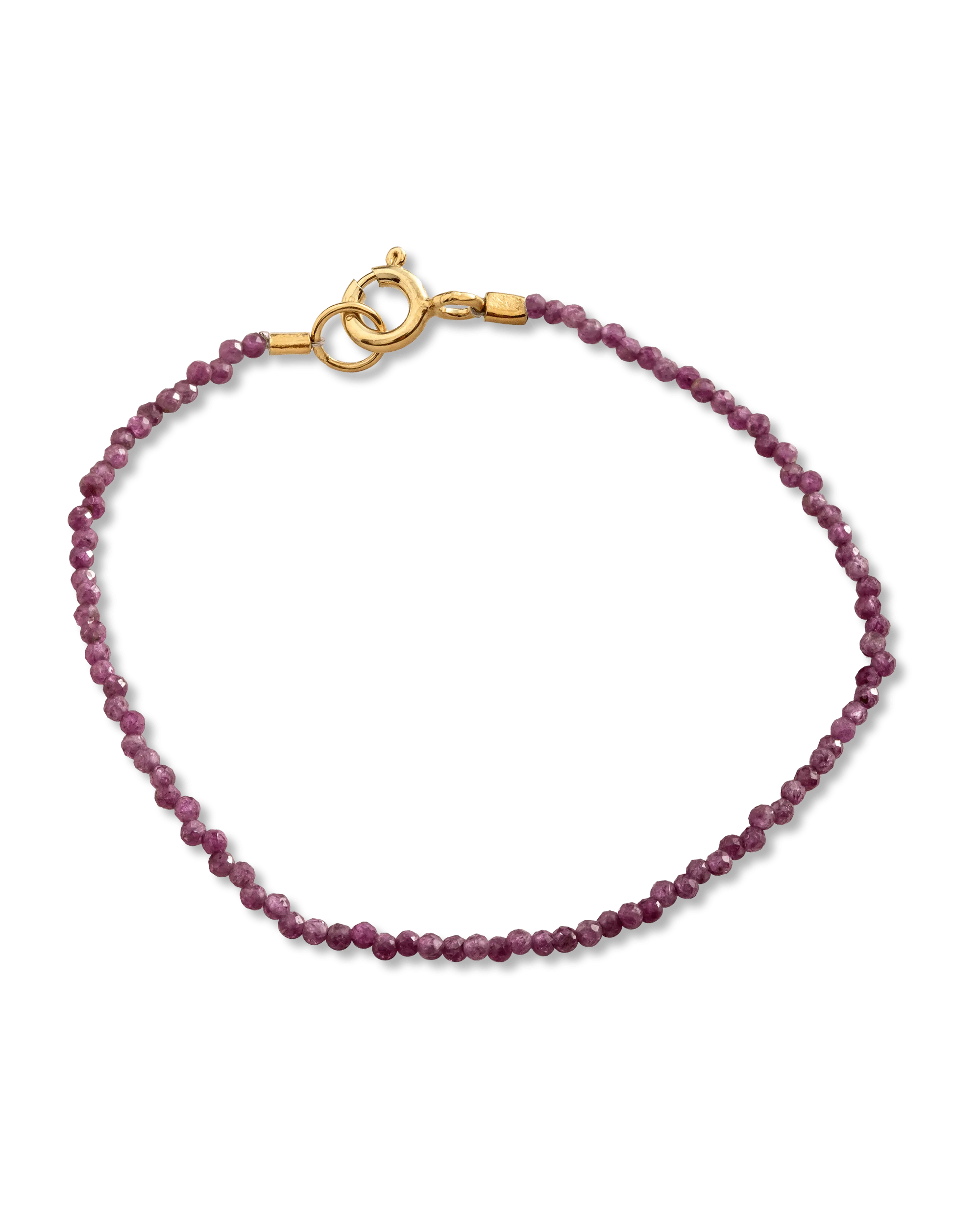 Birth & Power Gemstone Bracelet - 14K Yellow Gold