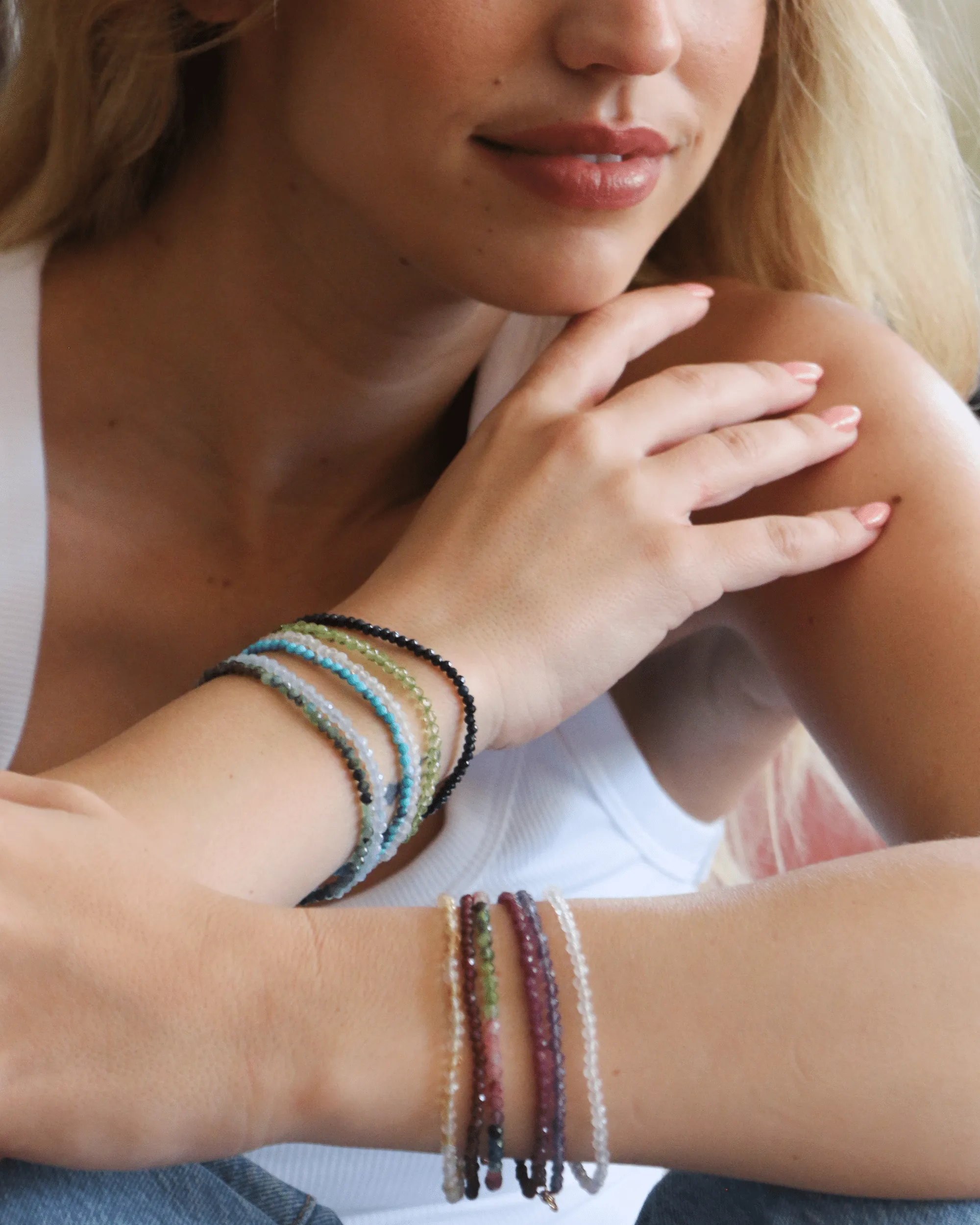Birth & Power Gemstone Bracelet - 14K Yellow Gold