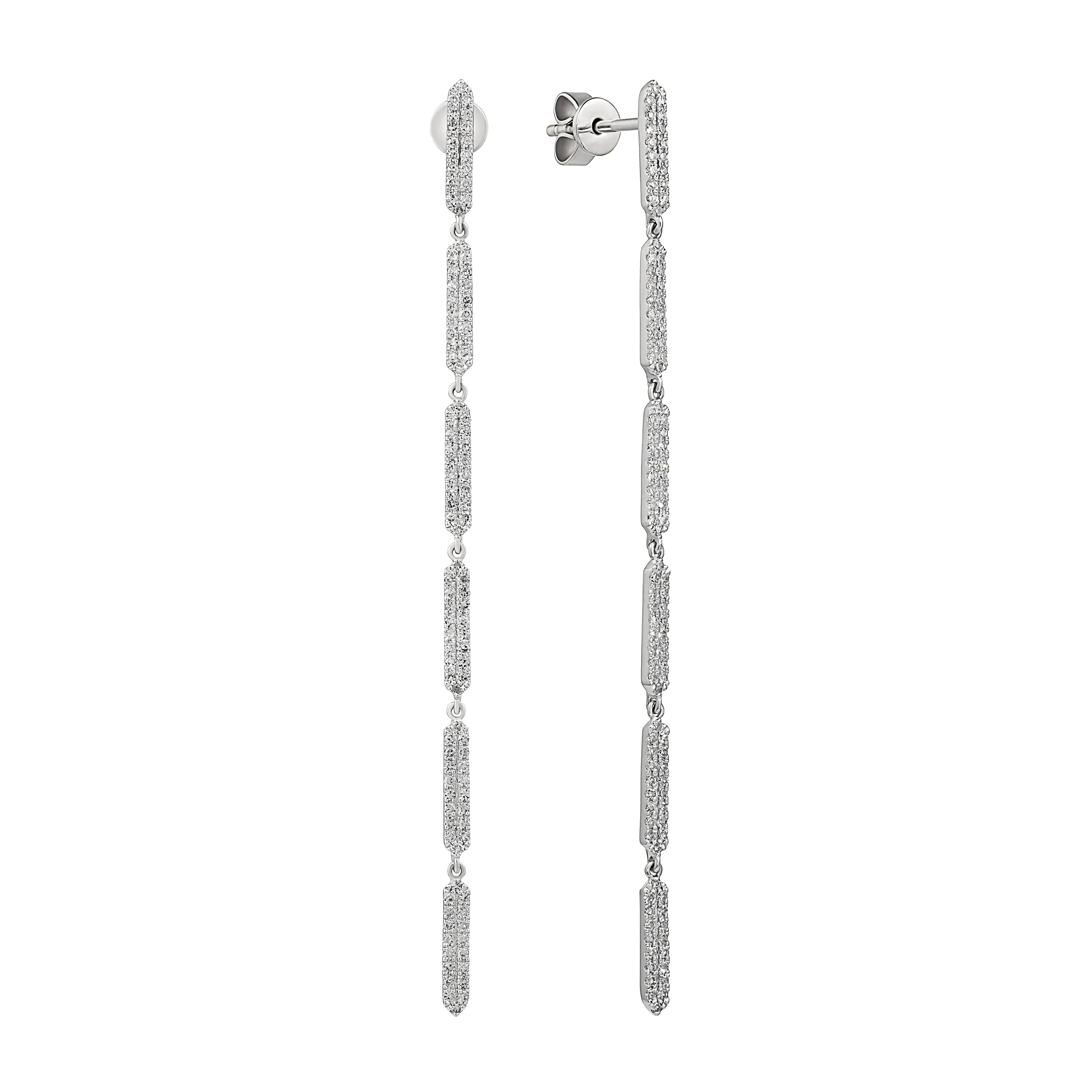 Celeste Six-Line Diamond Dangles