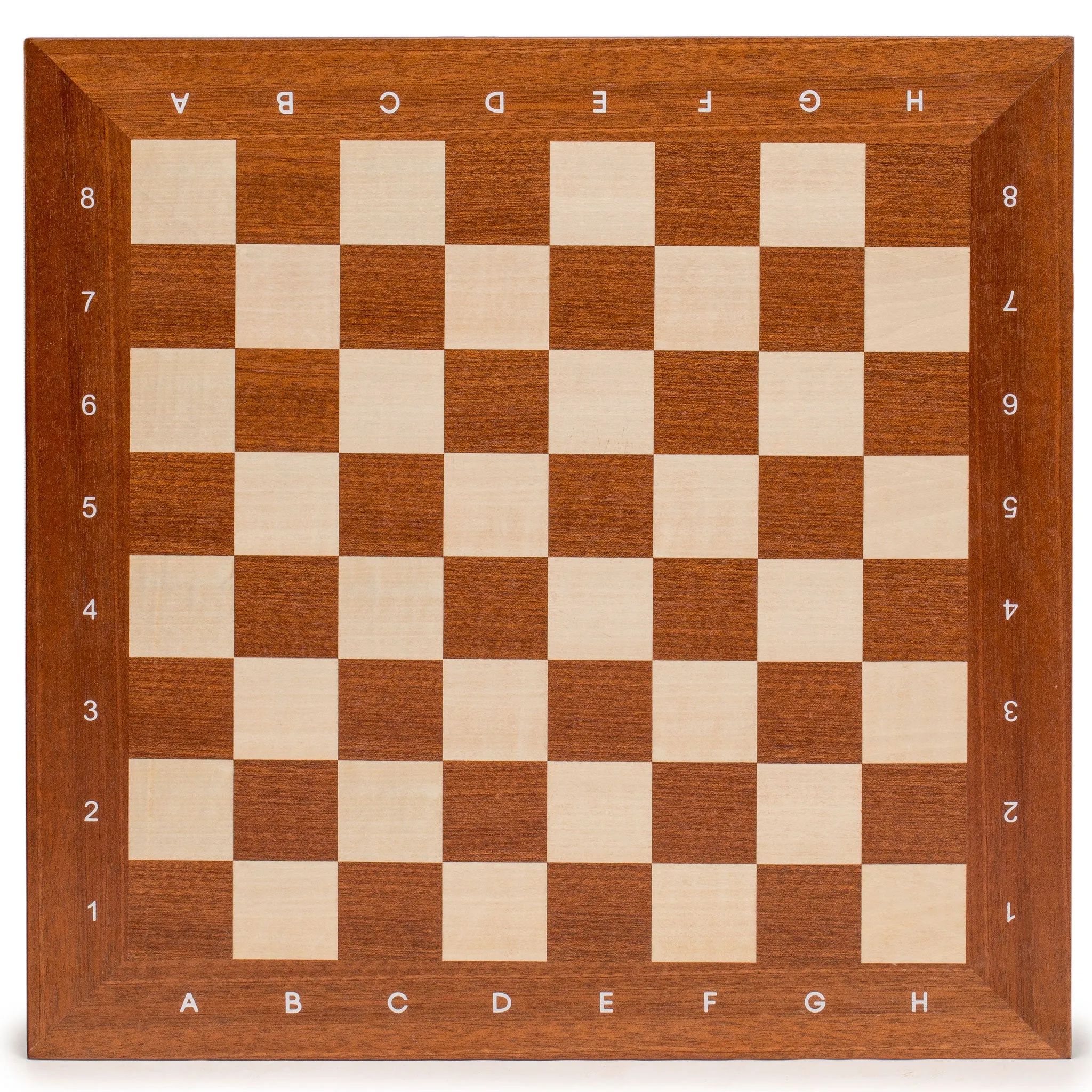 Husaria Professional Staunton Tournament Chess Board, No. 4, 16 Inches