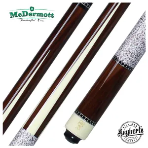 McDermott G Series Rosewood Forearm with 4 Bone Urethane Points Pool Cue - G329