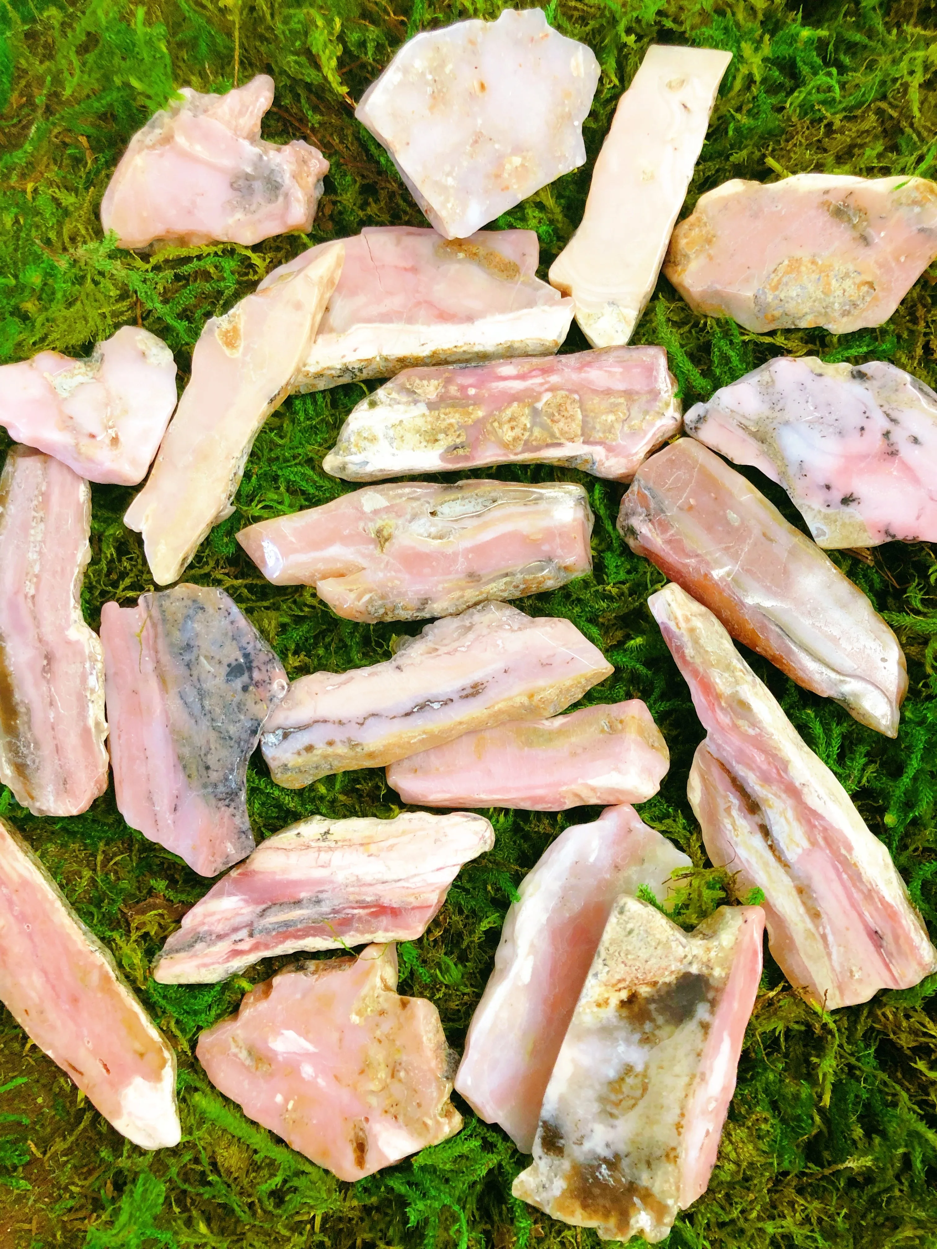 Pink Opal Slices
