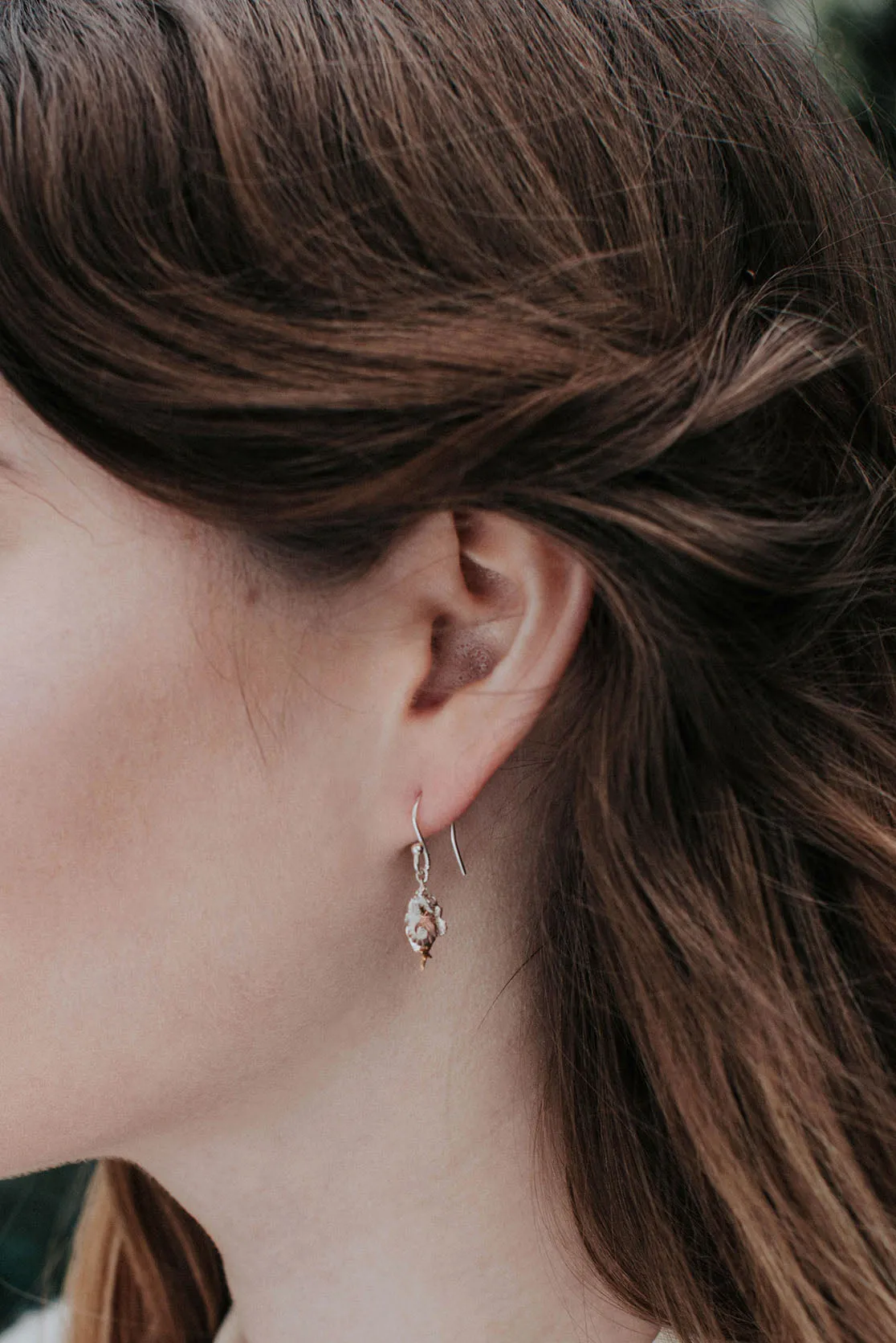 Seashells And Seahorse Drop Earrings